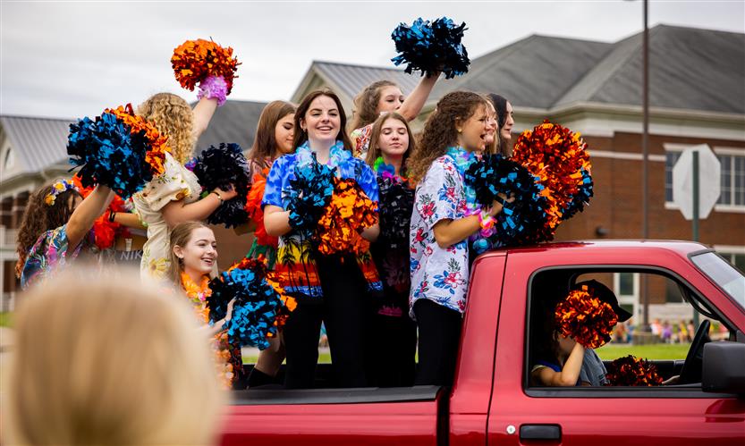 Summit High homecoming parade